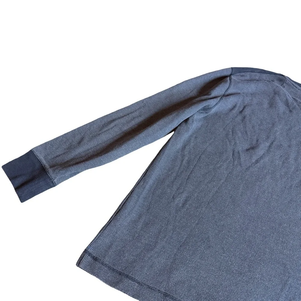 Banana Republic Lightweight Waffle Knit Long Sleeve Shirt Top Stretch Size XL